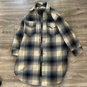Little mountain flannel Shacket